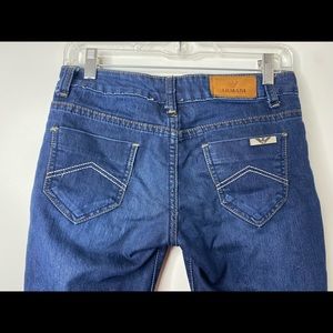 Armani Jeans. Slim fit. Dark blue. Size 6.
